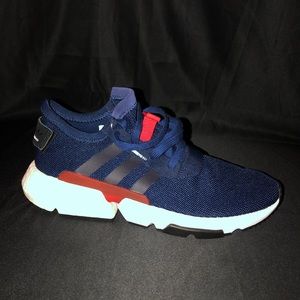 Blue Adidas shoes